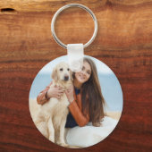 Aangepaste reeks | Foto Sleutelhanger Pet Gift (Voorkant)