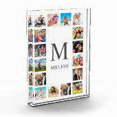 Aangepaste reeks foto's Collage Persoonlijk Wit (Links)