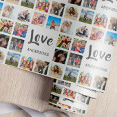 Aangepaste reeks foto's Collage Persoonlijk Wit Cadeaupapier