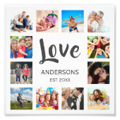 Aangepaste reeks foto's Collage Persoonlijk Wit Foto Afdruk (Voorkant)