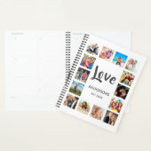 Aangepaste reeks foto's Collage Persoonlijk Wit Planner (Display)