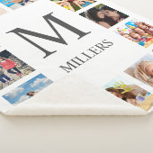 Aangepaste reeks foto's Collage Persoonlijk Wit Sherpa Deken (3/4)