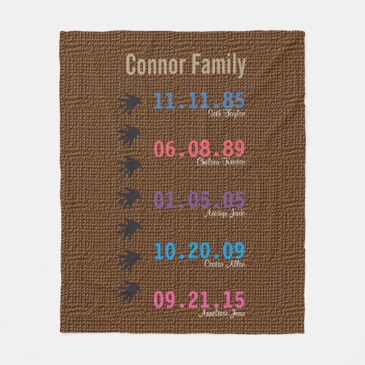 Aangepaste reeks - Keepasbeugel Fleece Deken (Voorkant)