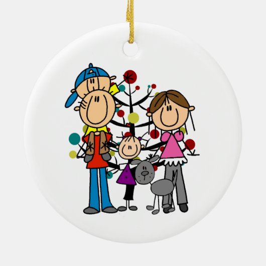 Aangepaste reeks van 4 met Ornament van de hond (Achterkant)