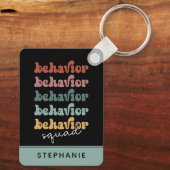 Aangepaste reg-reg-gedragspad-recombinant sleutelhanger (Achterkant)