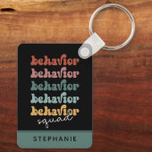 Aangepaste reg-reg-gedragspad-recombinant sleutelhanger (Achterkant)