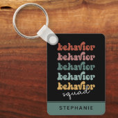 Aangepaste reg-reg-gedragspad-recombinant sleutelhanger (Voorkant)