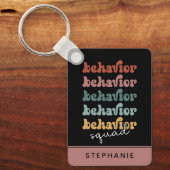 Aangepaste reg-reg-gedragspad-recombinant sleutelhanger (Voorkant)