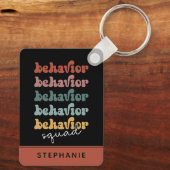 Aangepaste reg-reg-gedragspad-recombinant sleutelhanger (Achterkant)