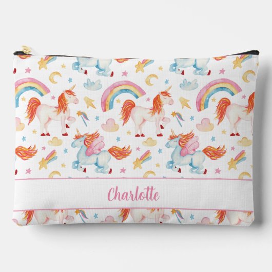 Aangepaste regenbogen en eenhoorns - Groot Etui (Voorkant)