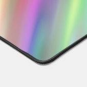 Aangepaste regenboog kleuren gestreepte stropdas k bureaumat (Hoek)