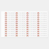 Aangepaste regenboog Terug naar het Kind van de Sc Labels (Vel)