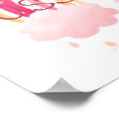 Aangepaste regenboog van de waterverf poster (Hoek)