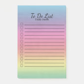 Aangepaste regenboog voor pasta's die bedoeld zijn post-it® notes (Voorkant)