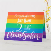 Aangepaste regenboog voor schoon en zacht Wenskaar Kaart (Gele Bloem)