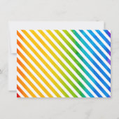 Aangepaste regenboog-waterverf foto van kinderen bedankkaart (Achterkant)