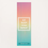 Aangepaste regenboog yogamat (Voorkant)