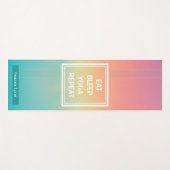 Aangepaste regenboog yogamat (Voorkant (horizontaal))