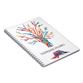 Aangepaste regenboogboom notitieboek (Rechterzijde)