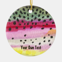 Aangepaste regenboogforel gevist