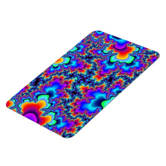 Aangepaste regenboogfractale foto Magnet Magneet (Linkerzijde)