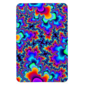 Aangepaste regenboogfractale foto Magnet Magneet (Verticaal)