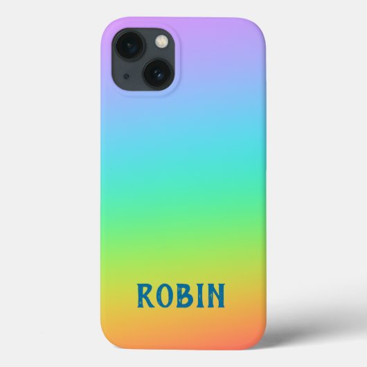 Aangepaste regenbooggradiënt Case-Mate iPhone case (Achterkant)