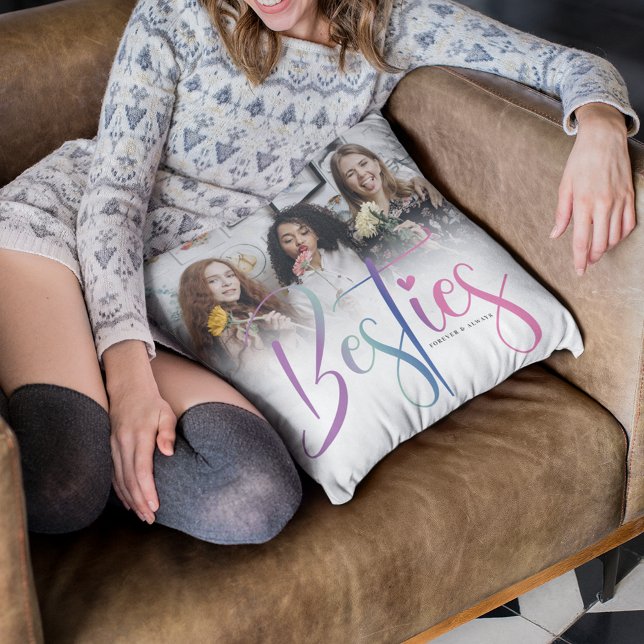 Aangepaste regenbooginstrumenten, foto's en tekst kussen (Creator heeft geüpload)