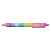 Aangepaste regenboogkleuren Sjabloon Modern ontwer Zwarte Inkt Pen (Bodem)