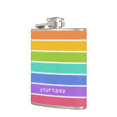Aangepaste regenboogkleurenkolf heupfles (Links)