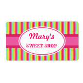 Aangepaste regenbooglabels etiket (Voorkant)