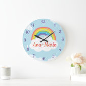 Aangepaste regenboogstraal voor acrylwand grote klok (Huis)