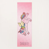 Aangepaste regenboogUnicorn Yogamat (Achterkant)