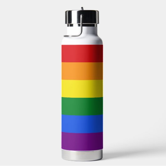 Aangepaste regenboogvlag voor monogram waterfles (Rechts)