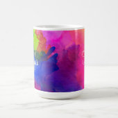 Aangepaste regenboogWaterverf Koffiemok (Center)