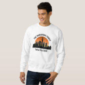Aangepaste reis naar Tokyo Japan zonsondergang Trui (Voorkant volledig)