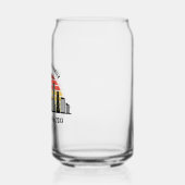 Aangepaste reis souvenir van Chicago zonsondergang Blikvorm Glas (Links)