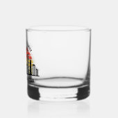 Aangepaste reis souvenir van Chicago zonsondergang Whisky Glas (Links)