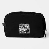 Aangepaste Reis Toilettas met QR-code Toilettasje (Voorkant)