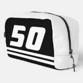 Aangepaste reis toilettas voor mannen 50ste verjaa toilettasje (Rechterhoek)