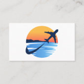 Aangepaste reisbureau cruiseschepen visitekaartje (Achterkant)