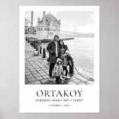 Aangepaste Reisfoto & Details Museumstijl Poster (Voorkant)