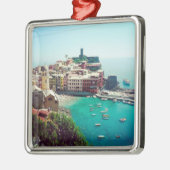 Aangepaste reisfoto Keepsake Metalen Ornament (Links)