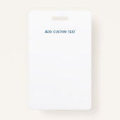 Aangepaste reisgids met foto-naam taalkaart badge (Achterkant)