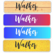 Aangepaste Reisnaam, Koele Unieke Koffer Stickers (Voorkant)