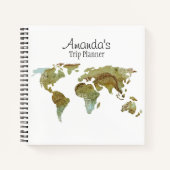 Aangepaste reisplanner Reizen Notitieboek (Voorkant)