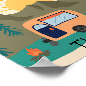 Aangepaste reistijd poster (Hoek)