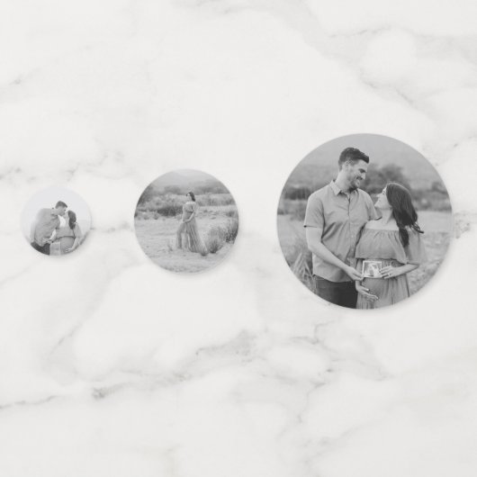 Aangepaste Reizen Baby shower  Kaart Confetti (Achterkanten)