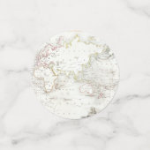 Aangepaste Reizen Baby shower  Kaart Confetti (Kleine voorkant)