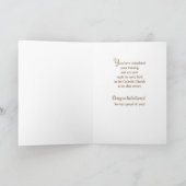 Aangepaste relatie, altaarserver felicitaties kaart (Binnen)